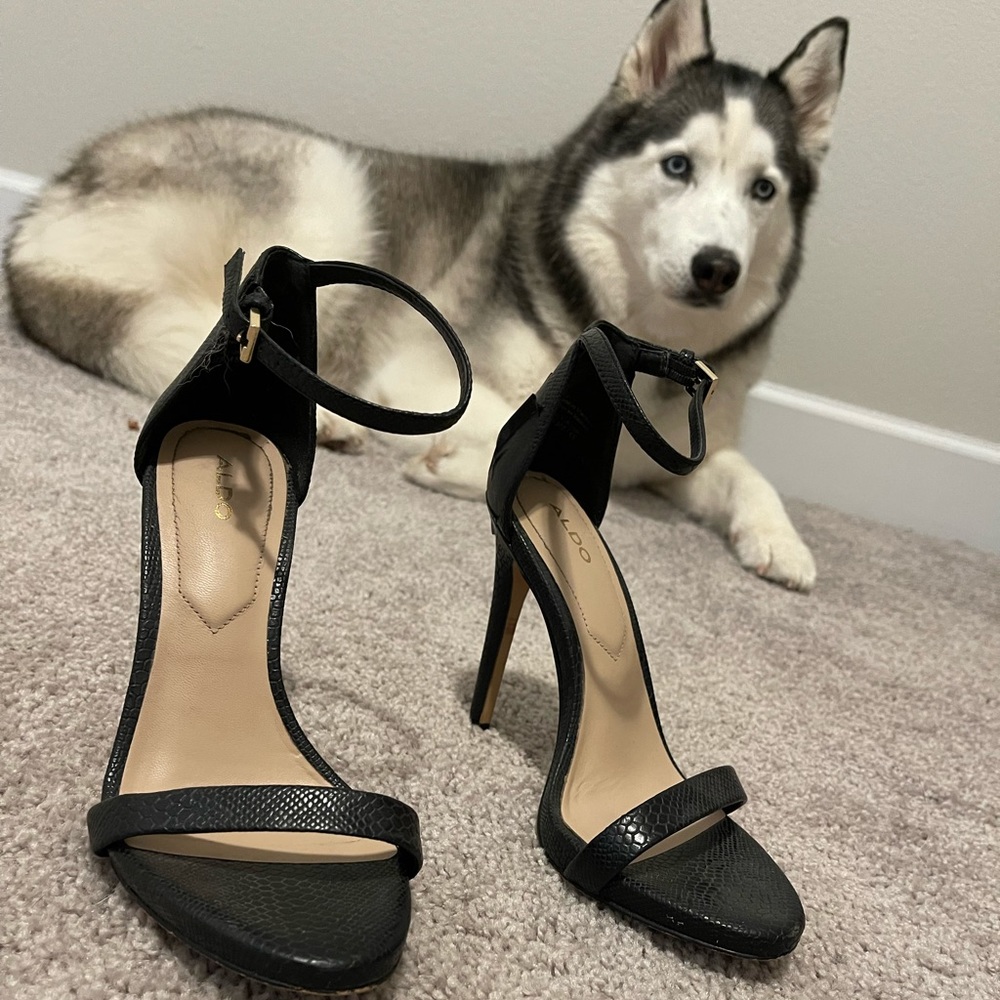 Black Aldo Heels